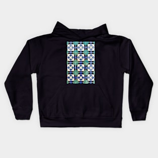 Traditional Portuguese glazed tiles Kids Hoodie